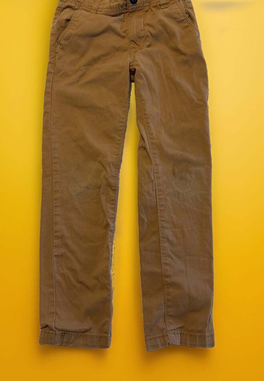 OshKosh BGosh Kids Boys Chino Pants Camel Khaki Orange Size 6 Adjustable Waist